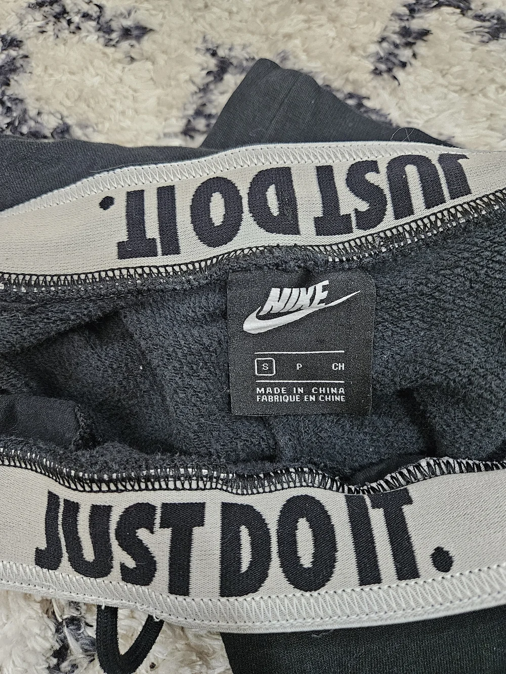 Nike Black Logo Jogger Sweatpants